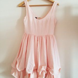 Blush Flouncy Dress